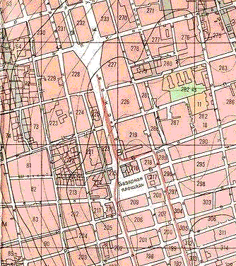 карта Баку 1898